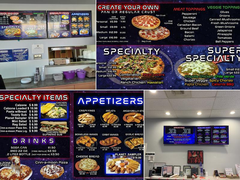 YR Pizza Planet-Dinuba Menu