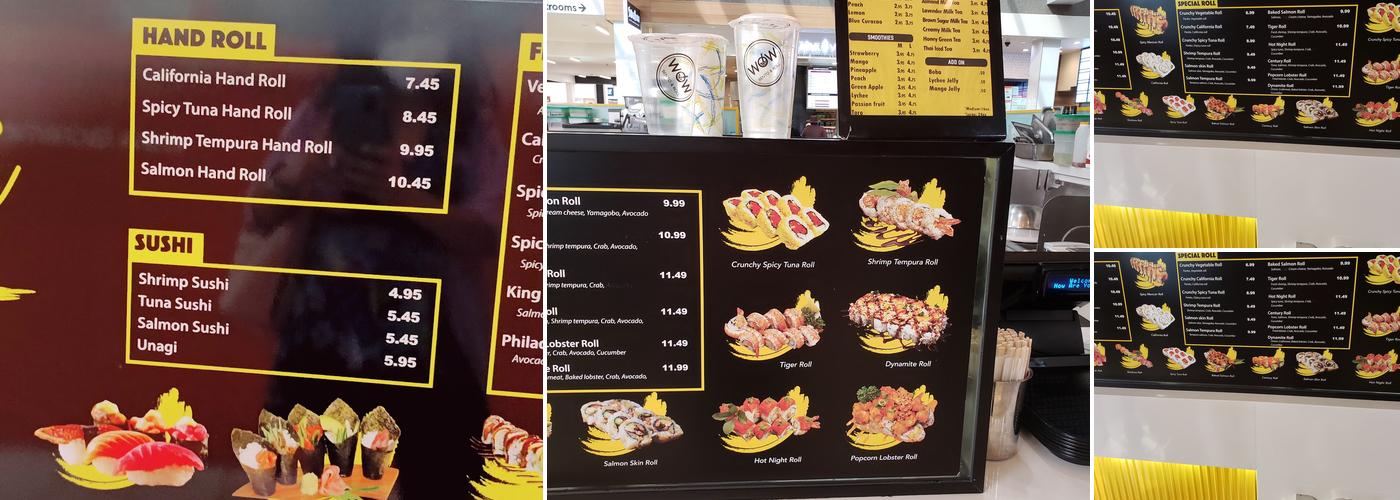 WOW Bento & Roll Menu