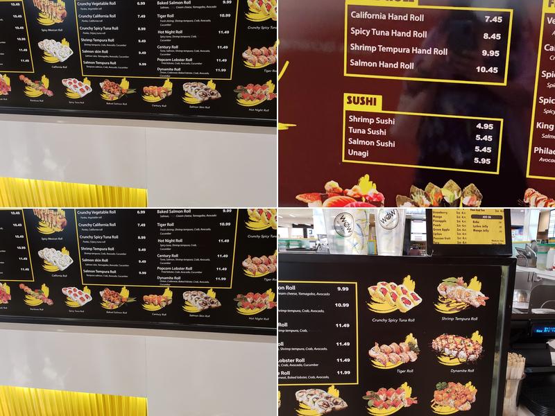 WOW Bento & Roll Menu