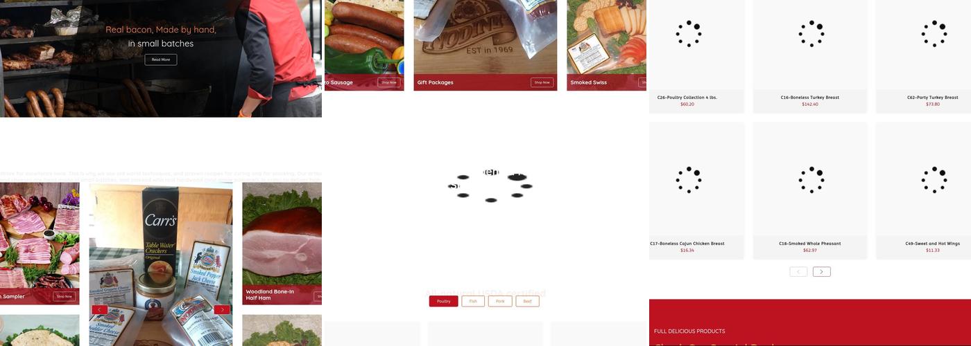 Nodine's Torrington Processing Facility Menu