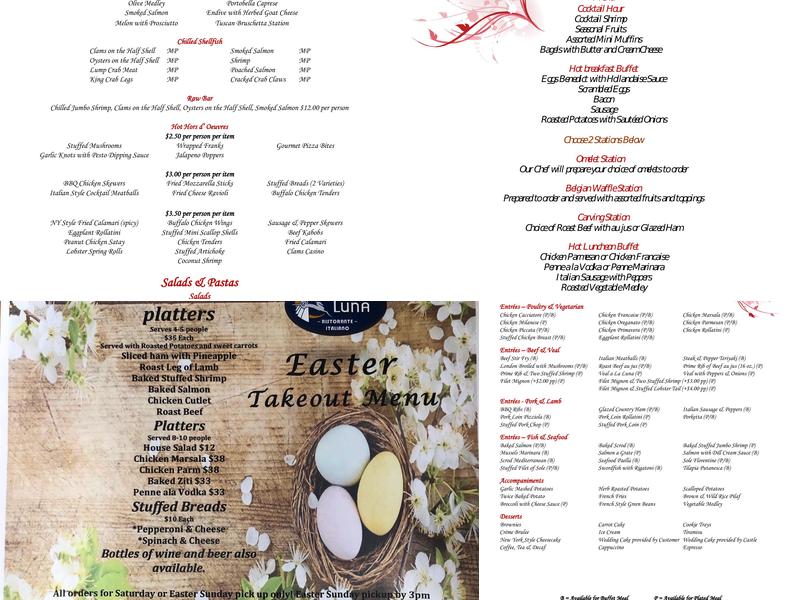 Bill Miller's Castle Menu