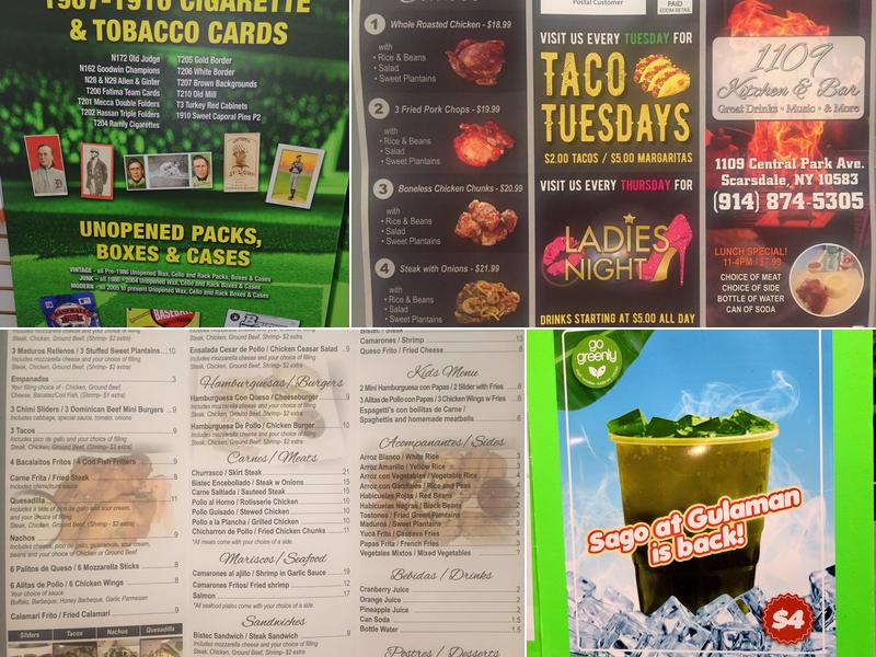 Go Greenly Central Ave Menu