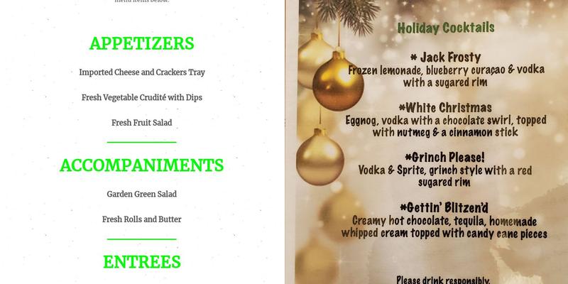 Tea Kettle Catering Menu