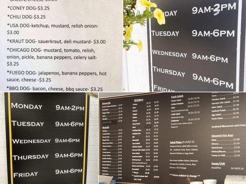 the Deli Market on Maple Street Menu