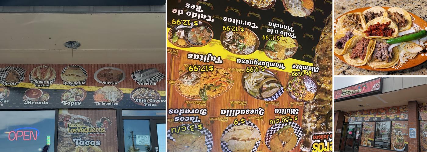 Tacos Los Vaqueros Menu