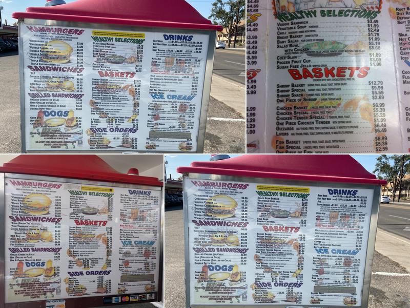 J B's Menu