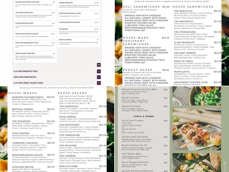 Biscuits & Berries Menu