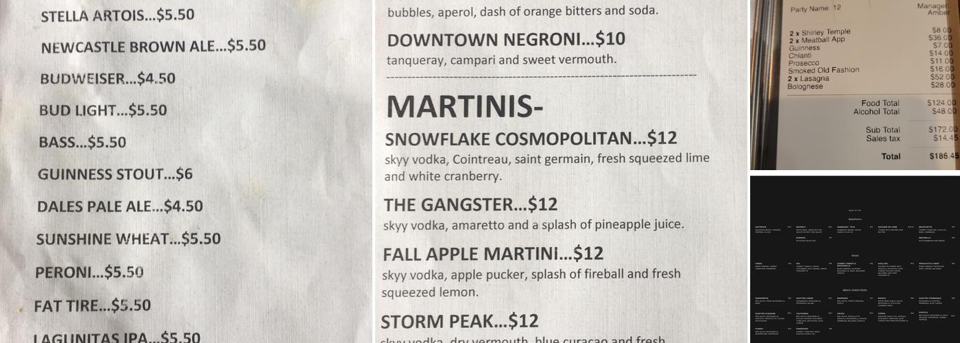 Brick Menu