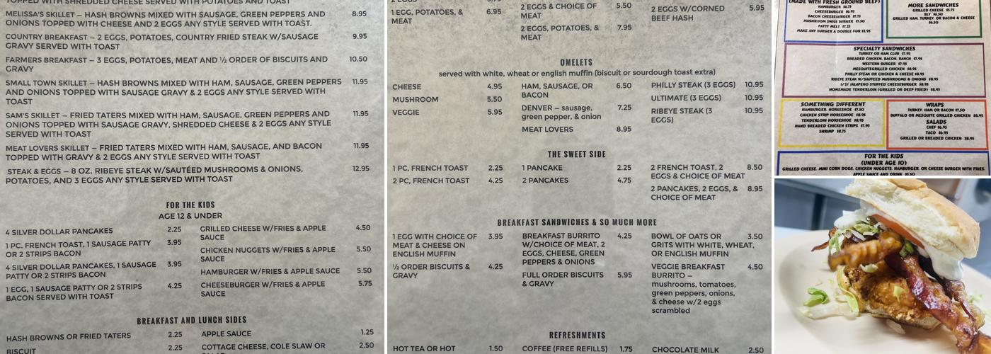 Lees Family Restaurant Menu