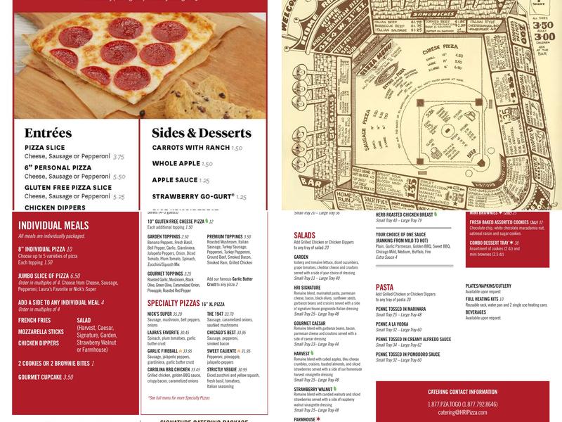 Home Run Inn Menu