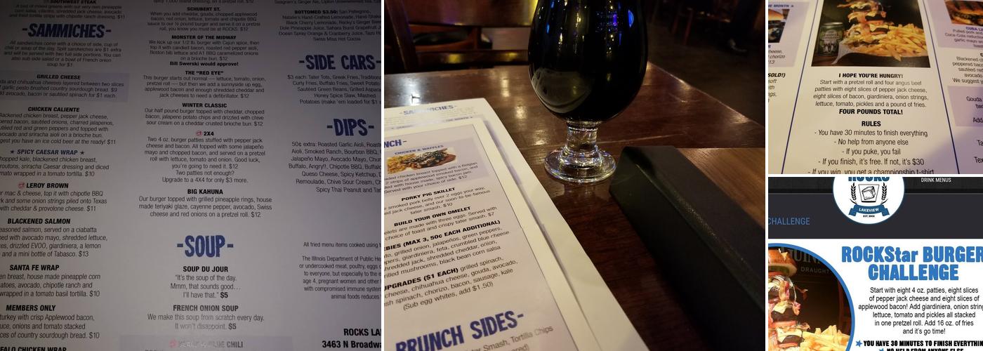 ROCKS lakeview Menu
