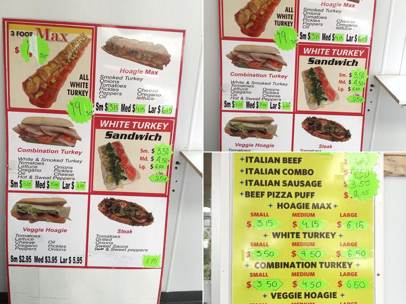 Jc's Steak & Hoagie Menu