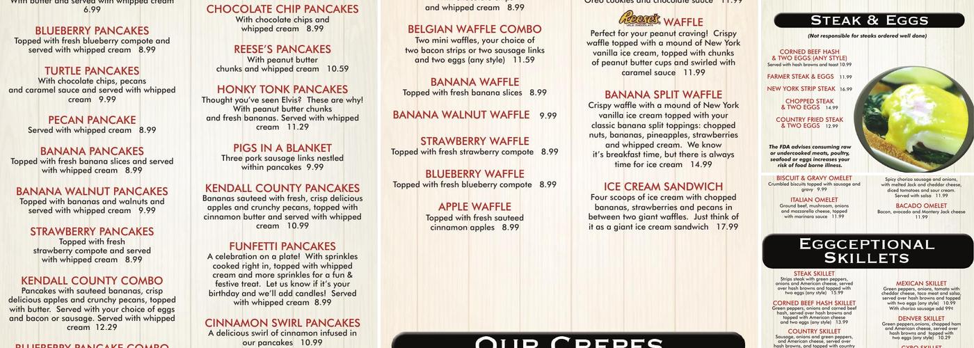 Silver Dollar Restaurant Menu