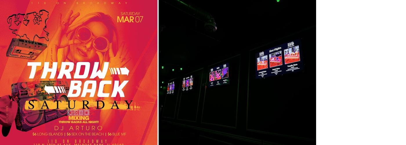 110 on Broadway Menu