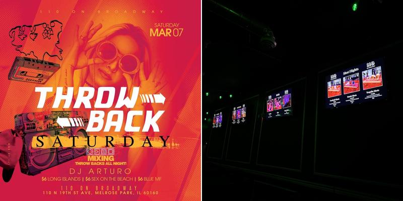 110 on Broadway Menu