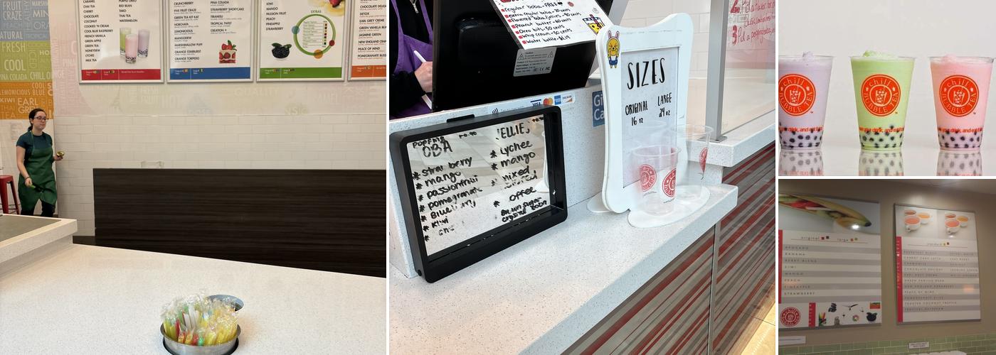 Chill Bubble Tea Menu