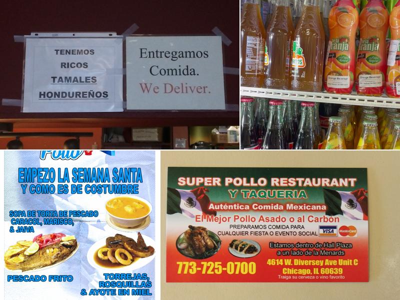 Super Pollo & Taqueria - Comida Hondureña Menu