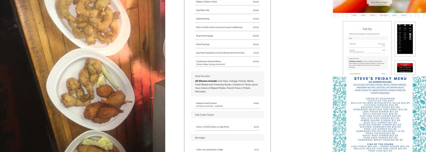 Steve's Lounge (Catering By Steve's) Menu