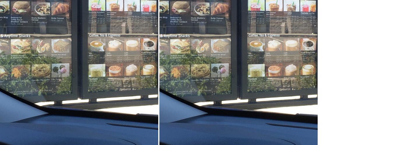 Starbucks Menu