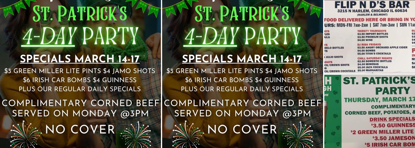 FLIP N D’S BAR Menu