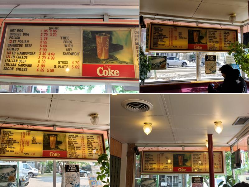 J's Corner Hot Dogs Menu