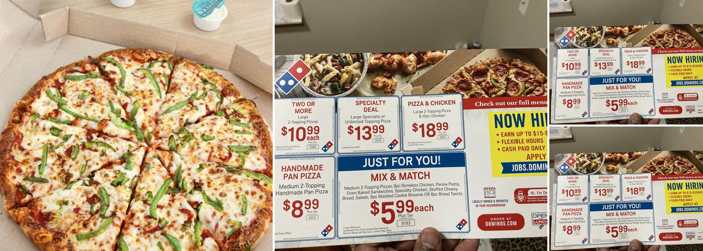 Domino's Pizza Menu