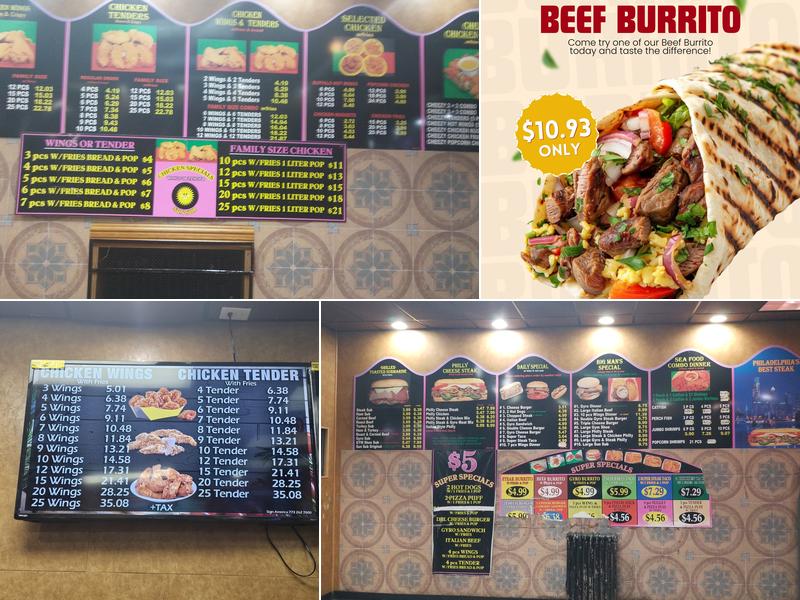 Sun Sub Menu