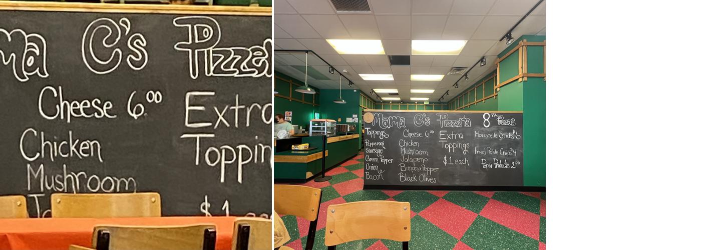 Mama C’s Pizzeria Menu