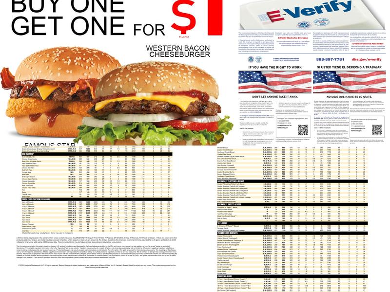 Hardee’s Menu