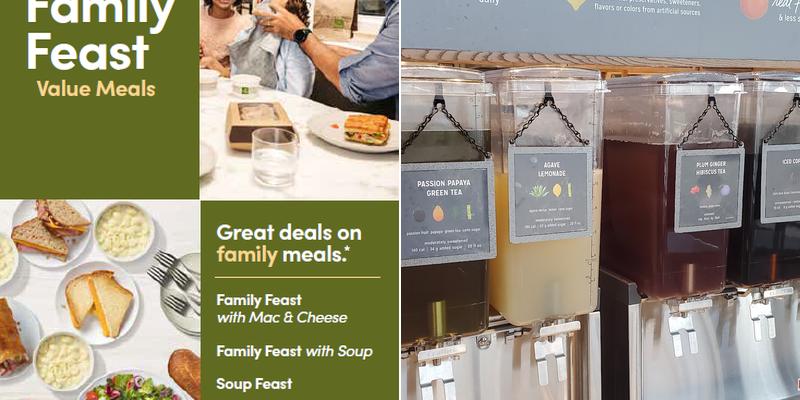 Panera Bread Menu