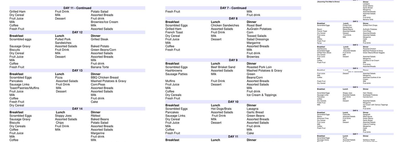 Smokehouse Catering Menu