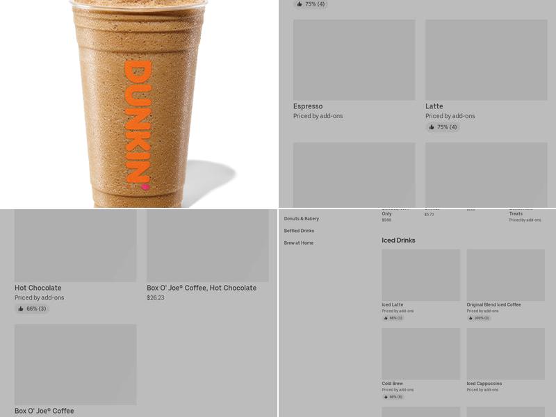 Dunkin' Menu