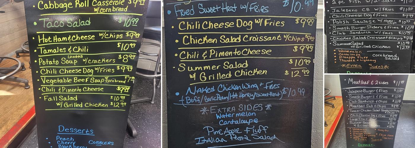 Calvert Cafe Menu