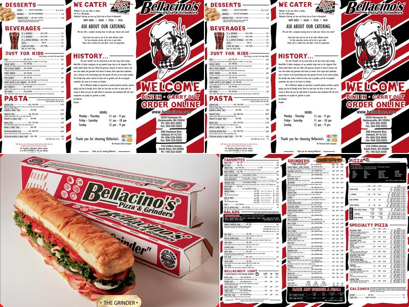 Bellacino's Pizza & Grinders Menu
