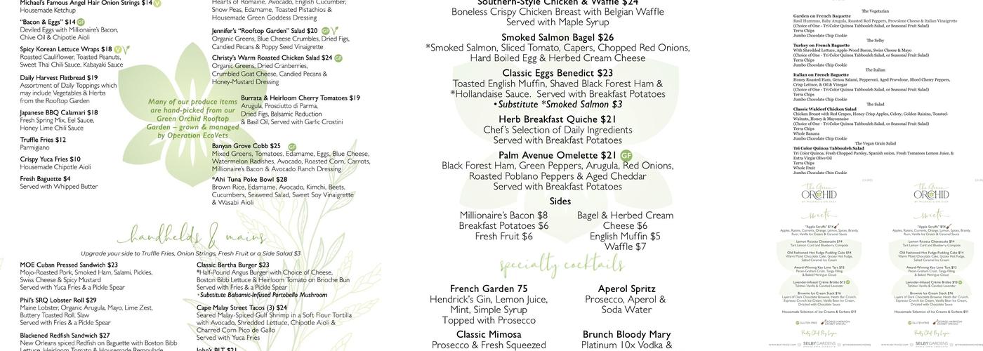Selby House Café by Michael’s On East Menu