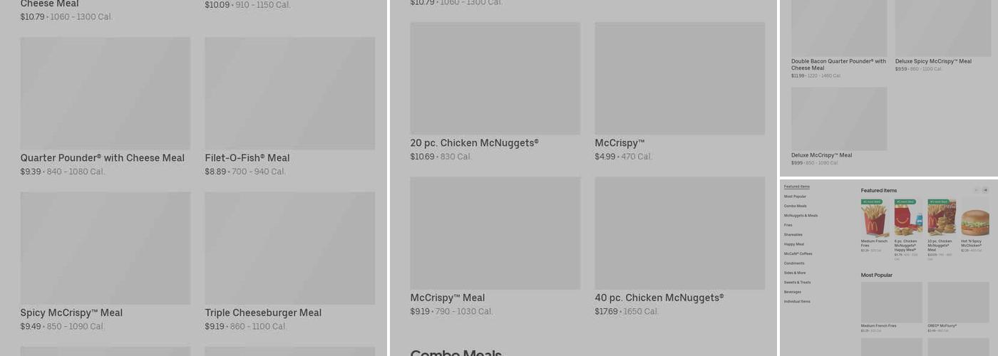 McDonald's Menu