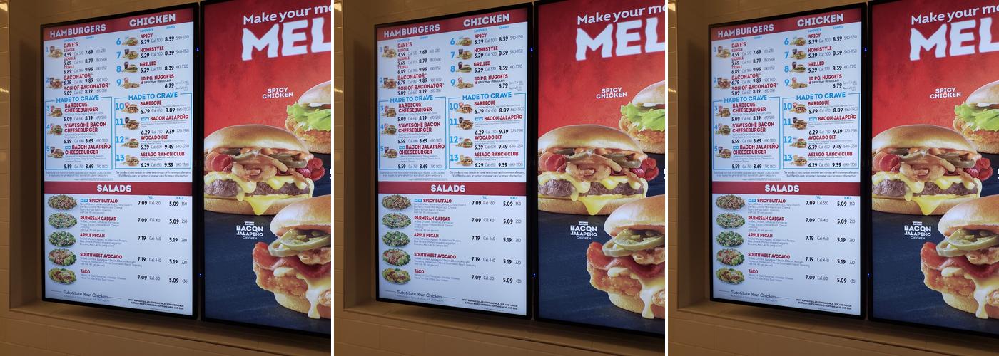 Wendy's Menu