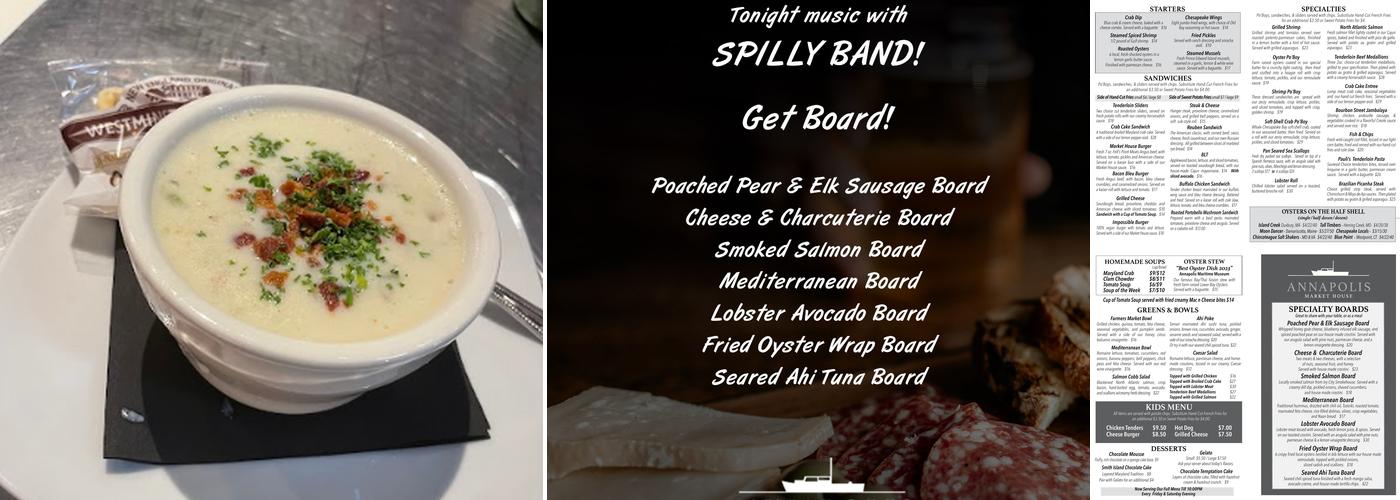 Annapolis Market House Menu