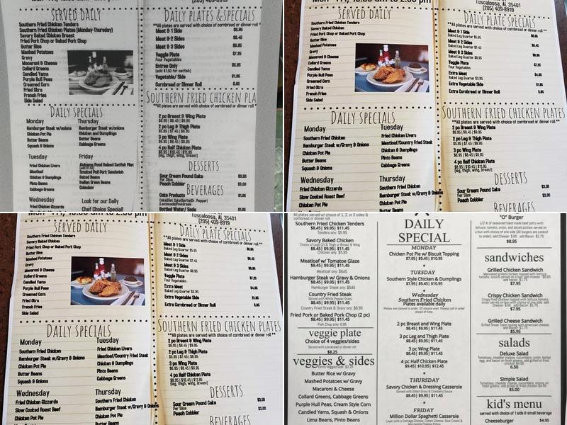 King's Kitchen Menu