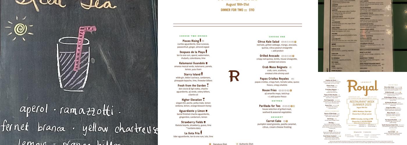 The Royal Menu