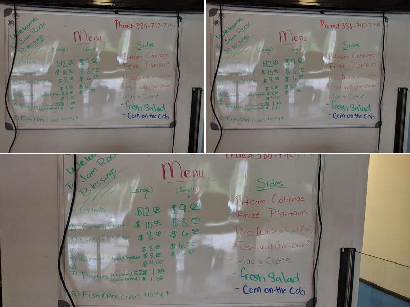 Jam Rock Country Style Jerk Menu