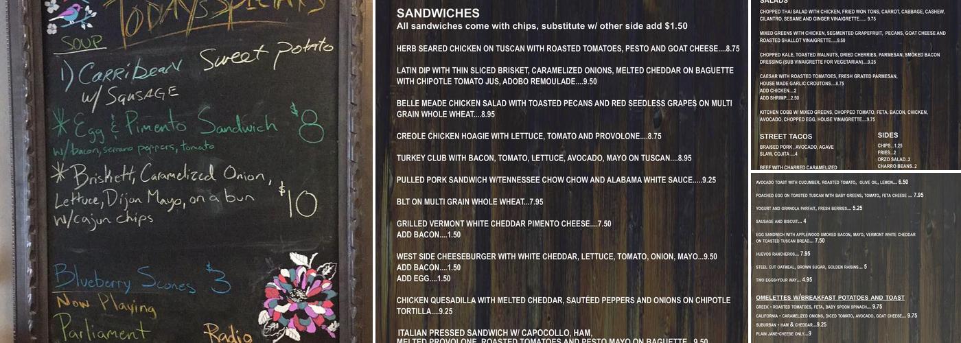 Kitchen West Side Menu