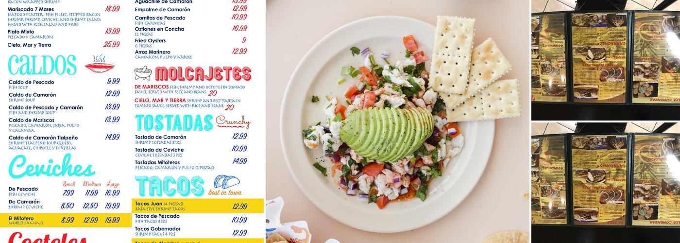 Mariscos El 7 Mares #2 Menu