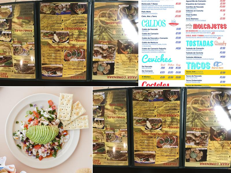 Mariscos El 7 Mares #2 Menu