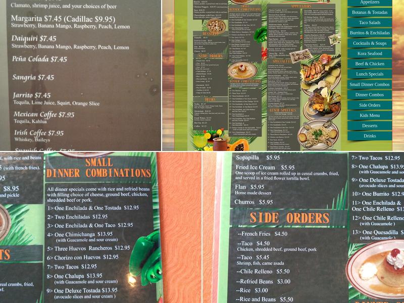 El Kora Menu