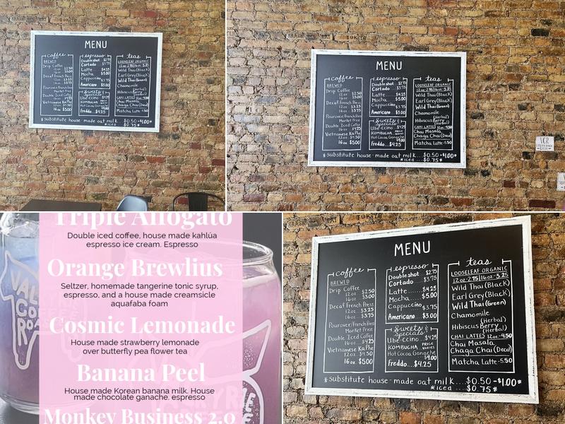 Valkyrie Coffee Roasters Menu