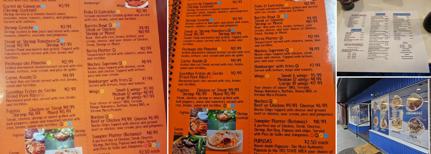 Catrachos restaurant Menu