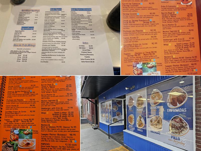Catrachos restaurant Menu