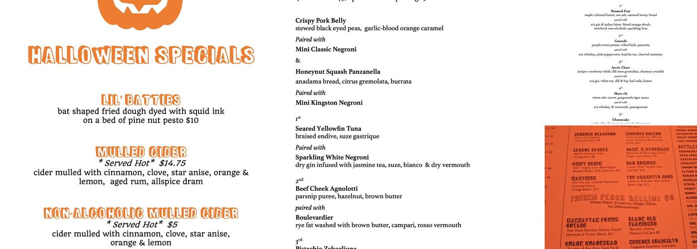 Little Coco's Menu