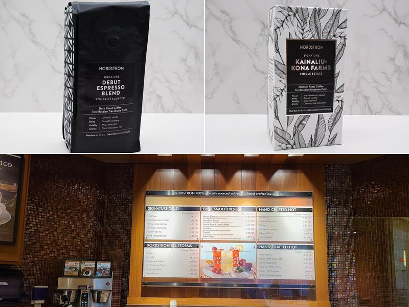 Nordstrom Ebar Artisan Coffee Menu